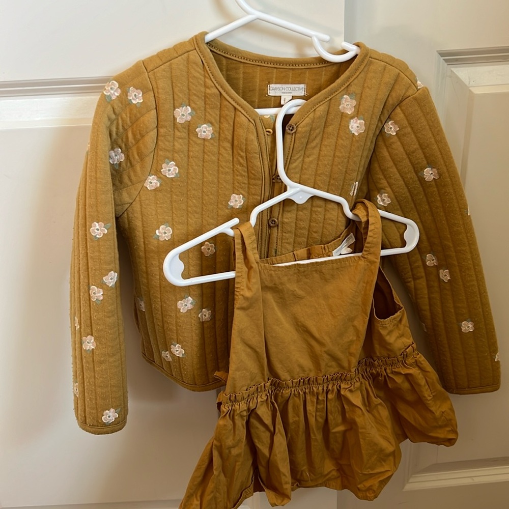 Grayson Collective Girls Cardigan & Blouse Set — Size 4